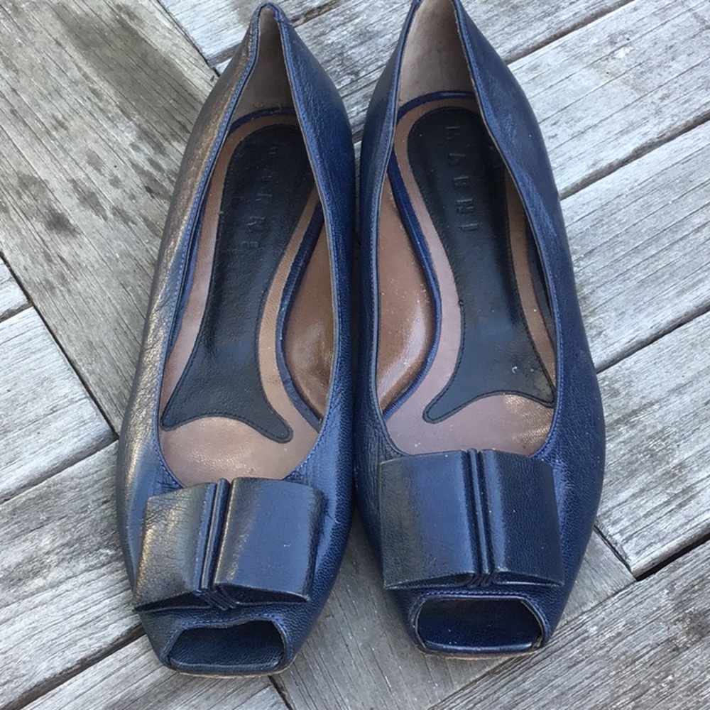 Marni peep toe flats size 7 - Picture 5 of 8